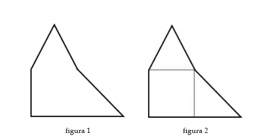 Ejemplo de cómo calcular el área de un polígono irregular
