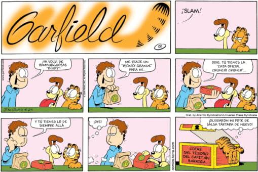 Historieta Garfield de Jim Davis