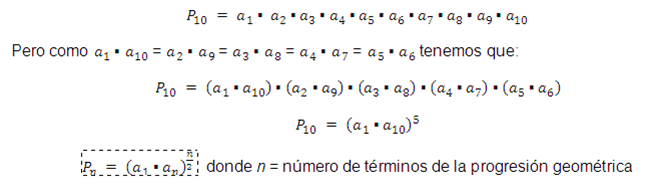 Progresiones Geométricas