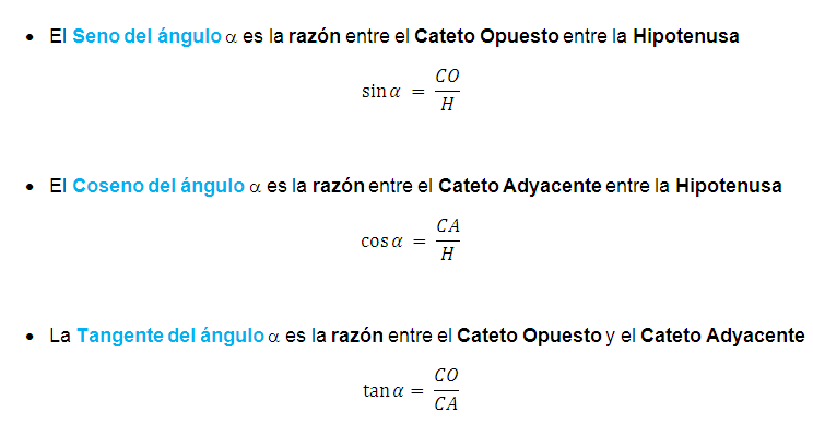 Razones Trigonométricas