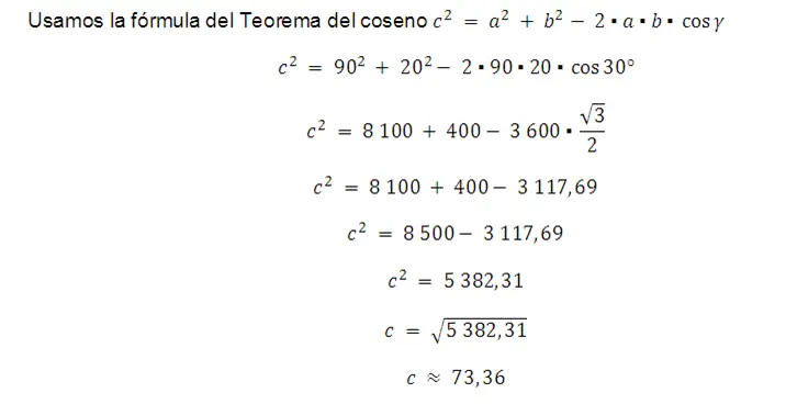 Teorema Del Coseno
