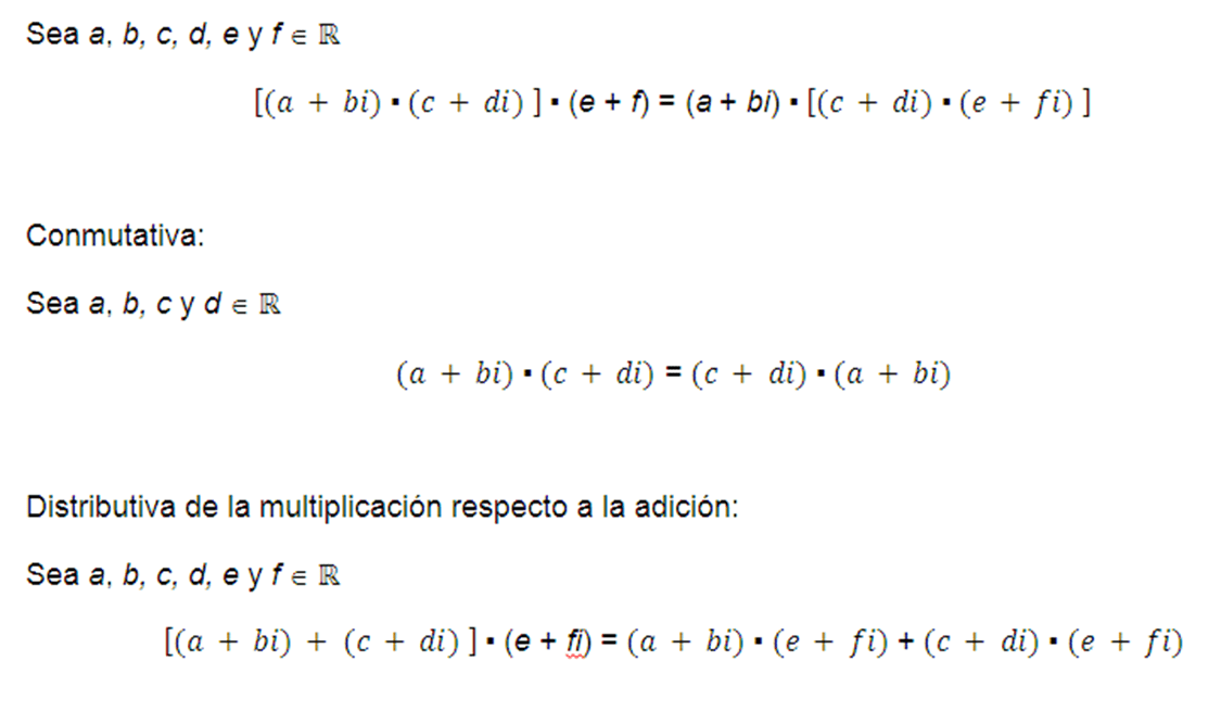 Propiedades de la multiplicación