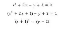 Conversión de ecuación general a ecuación cuadrática