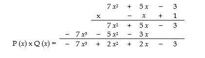 Ejemplos de Multiplicación de polinomios