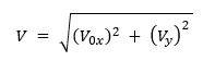 Fórmula para calcular la velocidad del objeto en cualquier instante