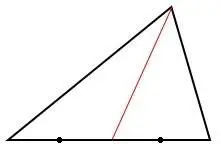 Mediana de un triángulo