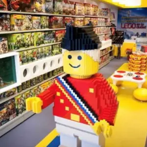 Exhibición artística de Lego.